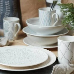 Lenox Textured Neutrals 4-piece Dinner Plate Set -Lenox Shop 890129 w1