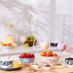 Lenox Blue Bay Luna 8-Piece Nesting Dinnerware Set -Lenox Shop 890691 893845 LNP S23 FEA 1