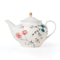 Lenox Sprig & Vine Teapot -Lenox Shop 890730 wHR