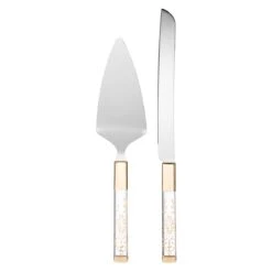 Lenox Opal Innocence Flourish Cake Knife & Server -Lenox Shop 890861 wHR