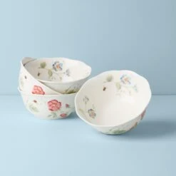 Lenox Butterfly Meadow 4-Piece Large All-Purpose Bowls