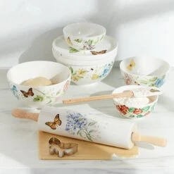 Lenox Butterfly Meadow Luna 8-Piece Nesting Dinnerware -Lenox Shop 892493 w14