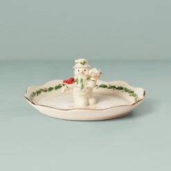 Lenox Snowman Treat Dish
