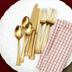 Lenox Portola Gold 60-Piece Flatware Set 18 Lenox Portola Gold 60-Piece Flatware Set -Lenox Shop 893172 877880 894303 894304 894333 893875 893877 LHOL 22 FEA 16 aa7dc298 a9e0 4a14 89e8 e0be26ea9d8f