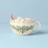 Lenox Holiday Cocoa Mug Covered Candy Dish -Lenox Shop 893489 w10