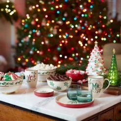 Lenox Holiday Luna 8-Piece Nesting Dinnerware Set 24 Lenox Holiday Luna 8-Piece Nesting Dinnerware Set -Lenox Shop 893494 894181 LHOL 22 FEA LK