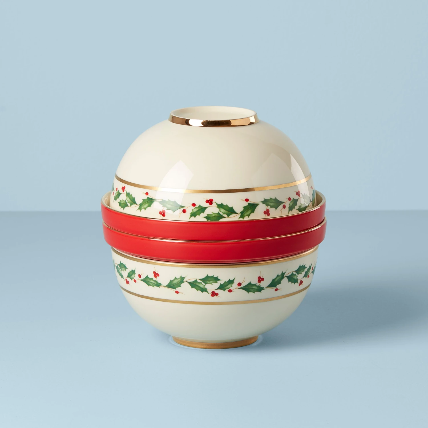 Lenox Holiday Luna 8-Piece Nesting Dinnerware Set 3 Lenox Holiday Luna 8-Piece Nesting Dinnerware Set