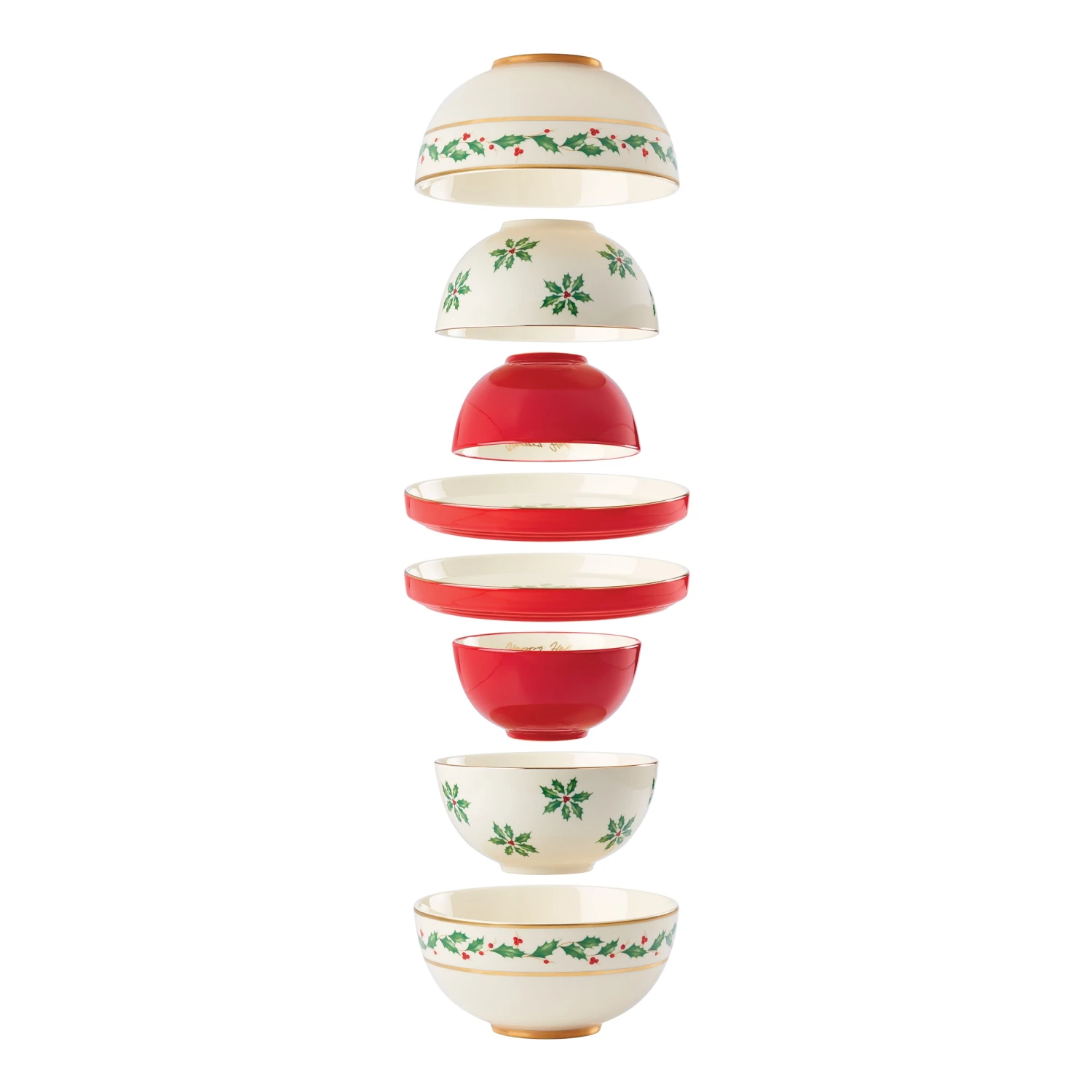 Lenox Holiday Luna 8-Piece Nesting Dinnerware Set 4 Lenox Holiday Luna 8-Piece Nesting Dinnerware Set - Image 2