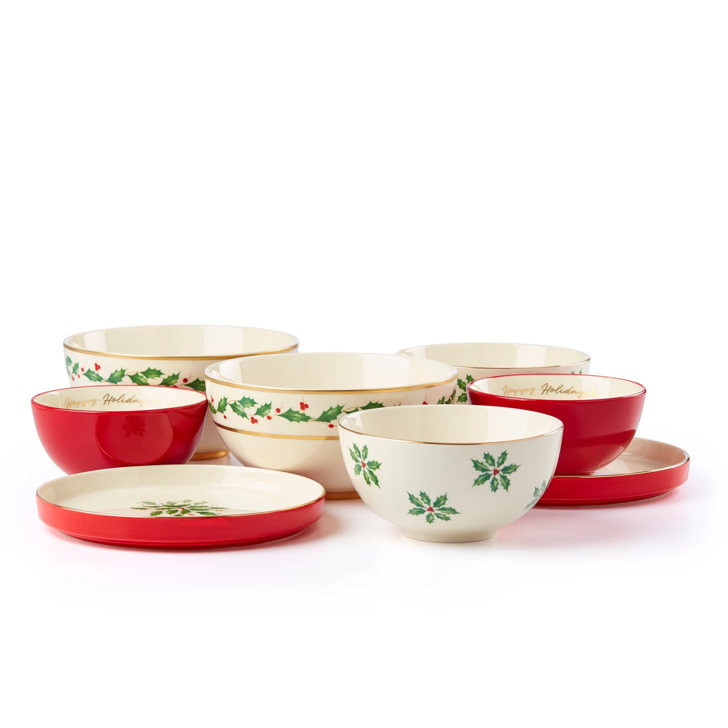 Lenox Holiday Luna 8-Piece Nesting Dinnerware Set 7 Lenox Holiday Luna 8-Piece Nesting Dinnerware Set - Image 5