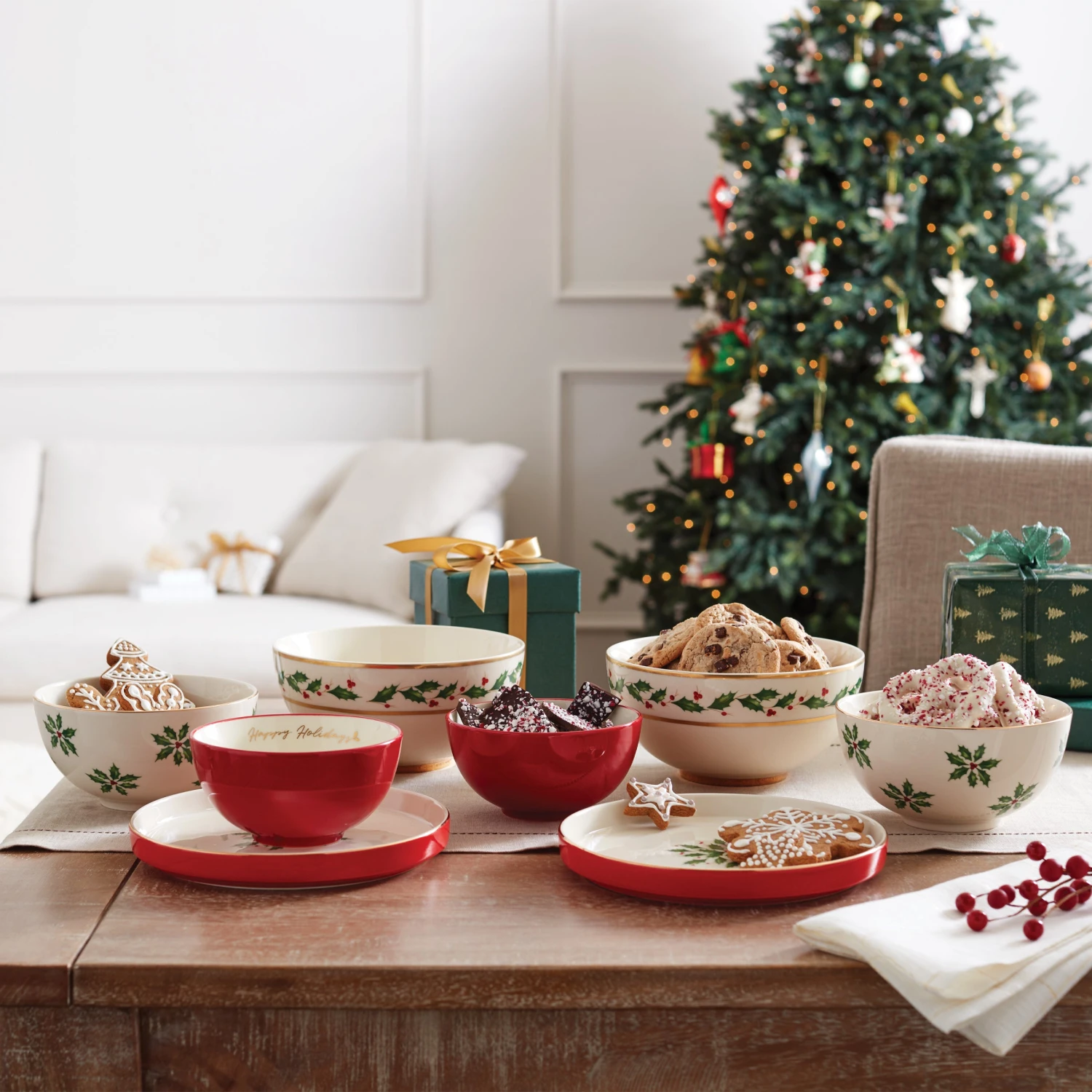 Lenox Holiday Luna 8-Piece Nesting Dinnerware Set 10 Lenox Holiday Luna 8-Piece Nesting Dinnerware Set - Image 8