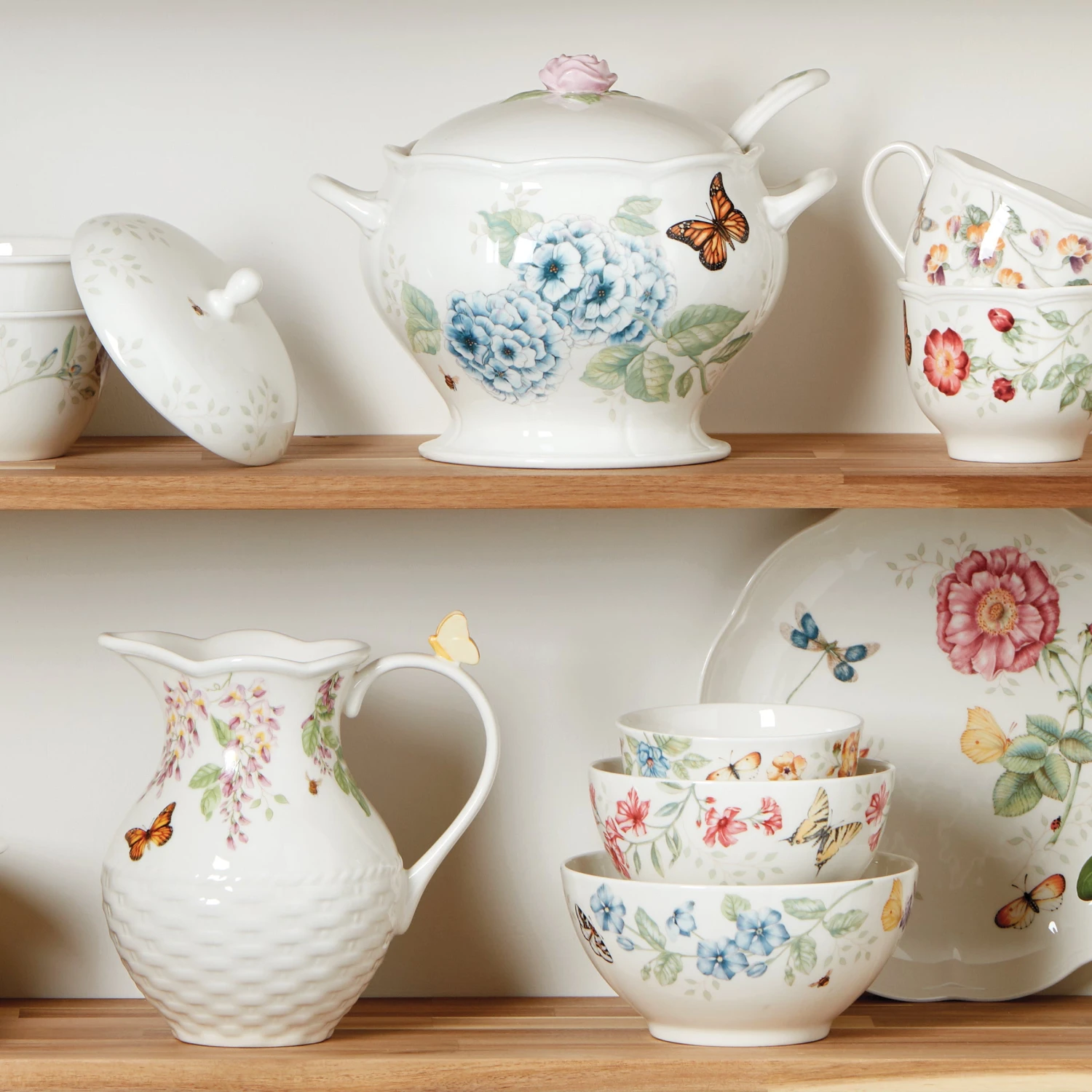 Lenox Butterfly Meadow 3-Piece Bowl Set 6 Lenox Butterfly Meadow 3-Piece Bowl Set - Image 4