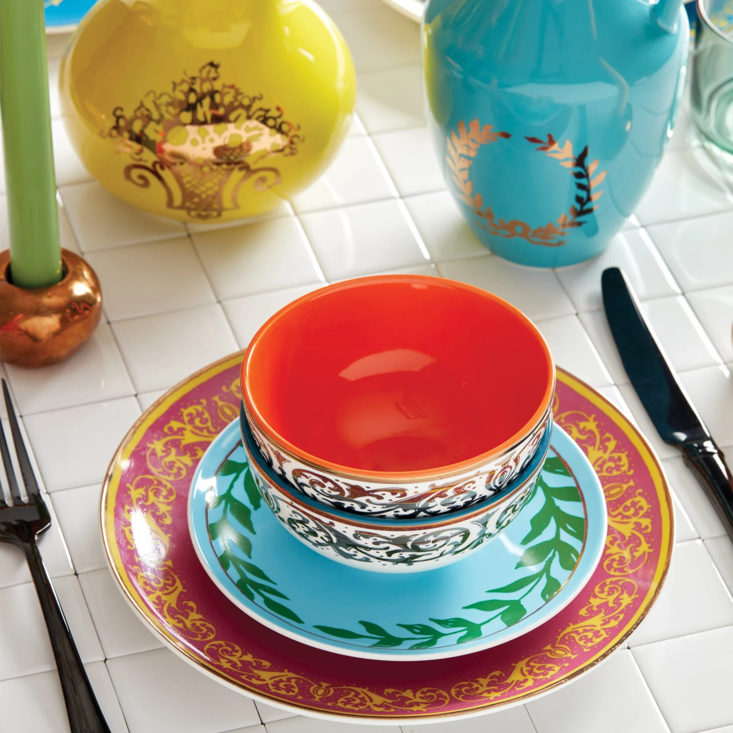 Lenox LX Remix Assorted 4-Piece Accent Plate Set 9 Lenox LX Remix Assorted 4-Piece Accent Plate Set - Image 7