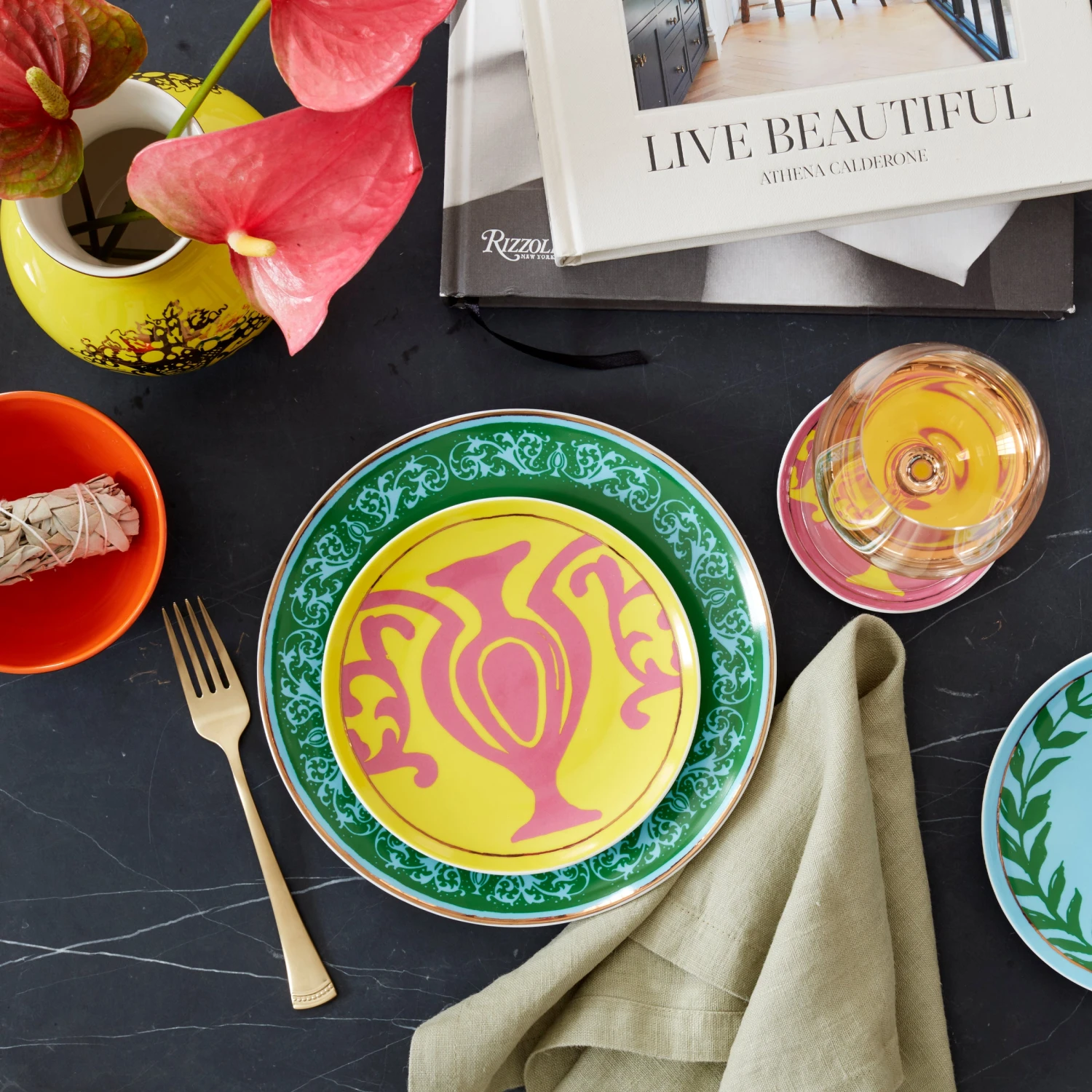 Lenox LX Remix Assorted 4-Piece Accent Plate Set 6 Lenox LX Remix Assorted 4-Piece Accent Plate Set - Image 4