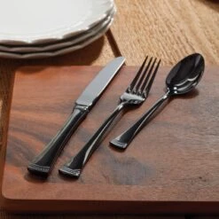 Lenox Portola Black 20-Piece Flatware Set -Lenox Shop 893677 w15