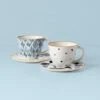 Lenox Blue Bay 4-Piece Teacup & Saucer Set -Lenox Shop 893810 w10