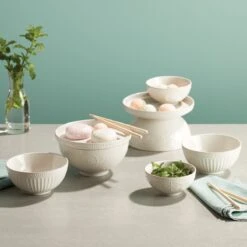 Lenox French Perle Luna 8-Piece Nesting Dinnerware Set 13 Lenox French Perle Luna 8-Piece Nesting Dinnerware Set -Lenox Shop 894103 w17