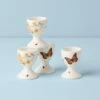 Lenox Butterfly Meadow Footed Egg Cups, Set Of 4 1 Lenox Butterfly Meadow Footed Egg Cups, Set Of 4 -Lenox Shop 894111 W10