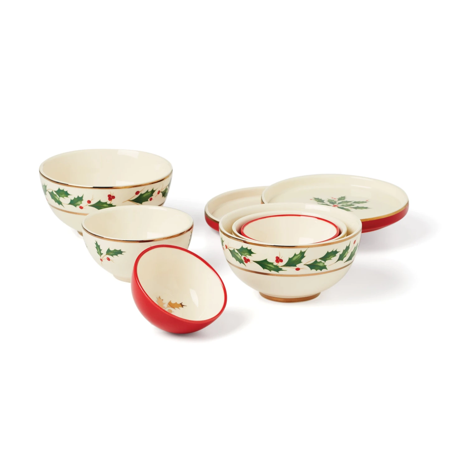 Lenox Holiday Mini Luna 8-Piece Nesting Dinnerware Set 5 Lenox Holiday Mini Luna 8-Piece Nesting Dinnerware Set - Image 3