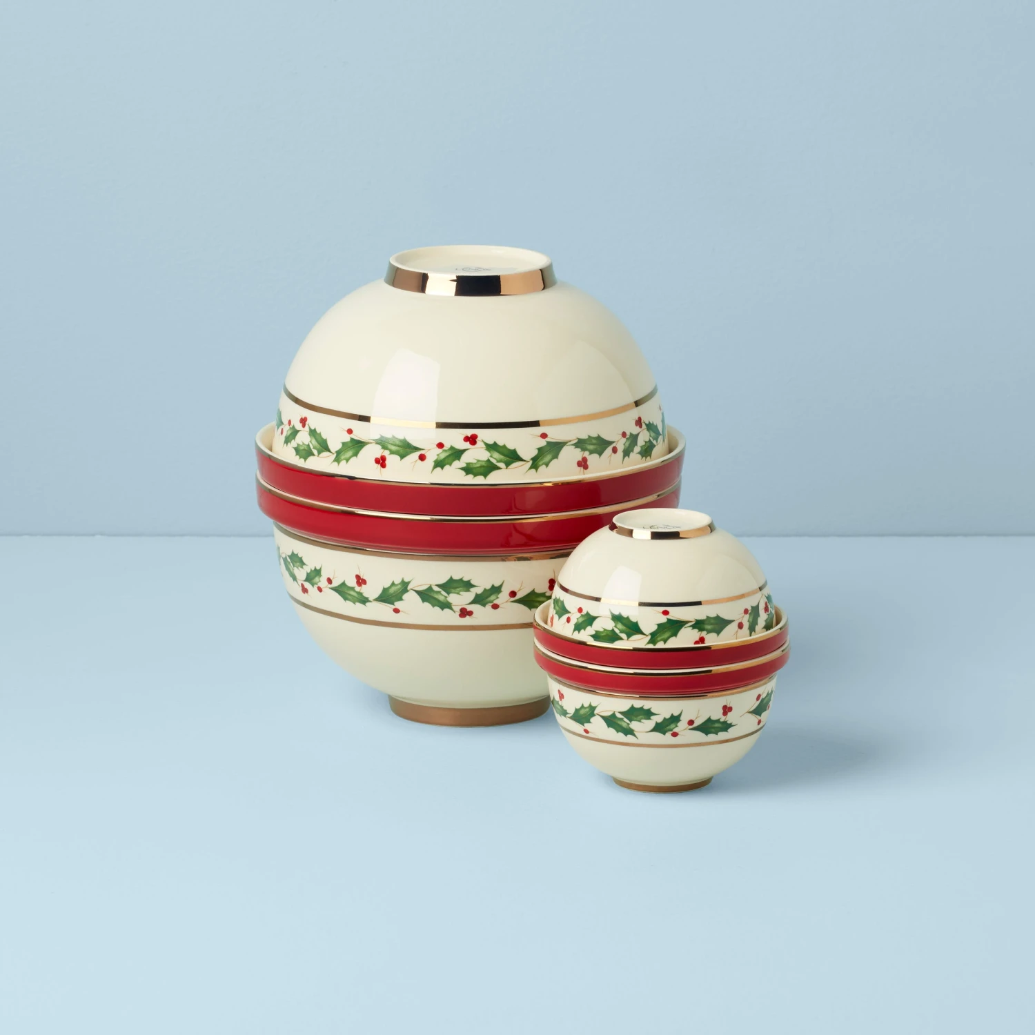 Lenox Holiday Mini Luna 8-Piece Nesting Dinnerware Set 12 Lenox Holiday Mini Luna 8-Piece Nesting Dinnerware Set - Image 10