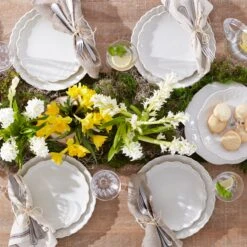 Lenox French Perle Scallop 12-Piece Dinnerware Set 24 Lenox French Perle Scallop 12-Piece Dinnerware Set -Lenox Shop 894588 893547 893544 893545 890139 844453 LNP F23 FEA 3