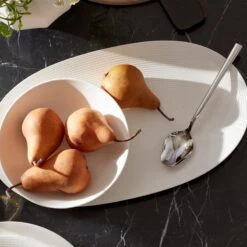 Lenox LX Collective White Oval Tray -Lenox Shop 894666 894665 LNP FEA 1