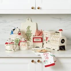 Lenox Holiday Figural Cookie Jar -Lenox Shop 894962 894961 895043 894179 890760 146504010 LHOL 23 FEA 2