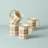Lenox Holiday Plaid Mugs, Set Of 4 2 Lenox Holiday Plaid Mugs, Set Of 4 -Lenox Shop 894967 LHOL 23 PDP 1