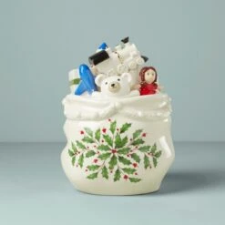 Lenox Holiday Figural Cookie Jar