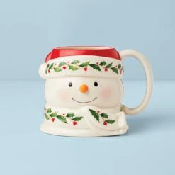 Lenox Holiday Snowman Mug
