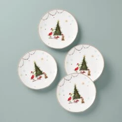 Lenox Merry Grinchmas Dinner Plates, Set Of 4