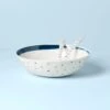 Lenox Blue Bay Melamine Salad Bowl With Servers 2 Lenox Blue Bay Melamine Salad Bowl With Servers -Lenox Shop 895238 W10 1