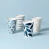 Lenox Blue Bay Melamine Assorted Tumblers, Set Of 4 -Lenox Shop 895240 W10
