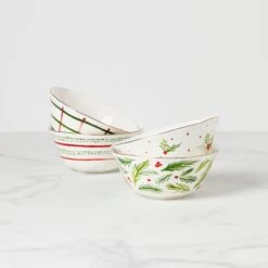 Lenox Bayberry All-Purpose Bowls, Set Of 4