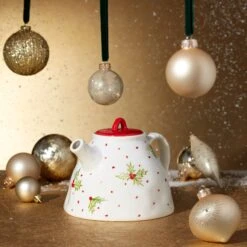 Lenox Bayberry Teapot -Lenox Shop 895263 LHOL 23 FEA 2 GG