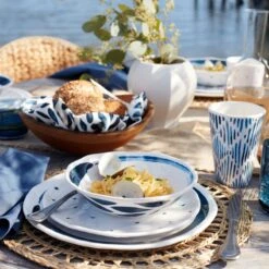 Lenox Blue Bay Melamine 16-Piece Dinnerware Set -Lenox Shop 895323 LNP S23 FEA 26