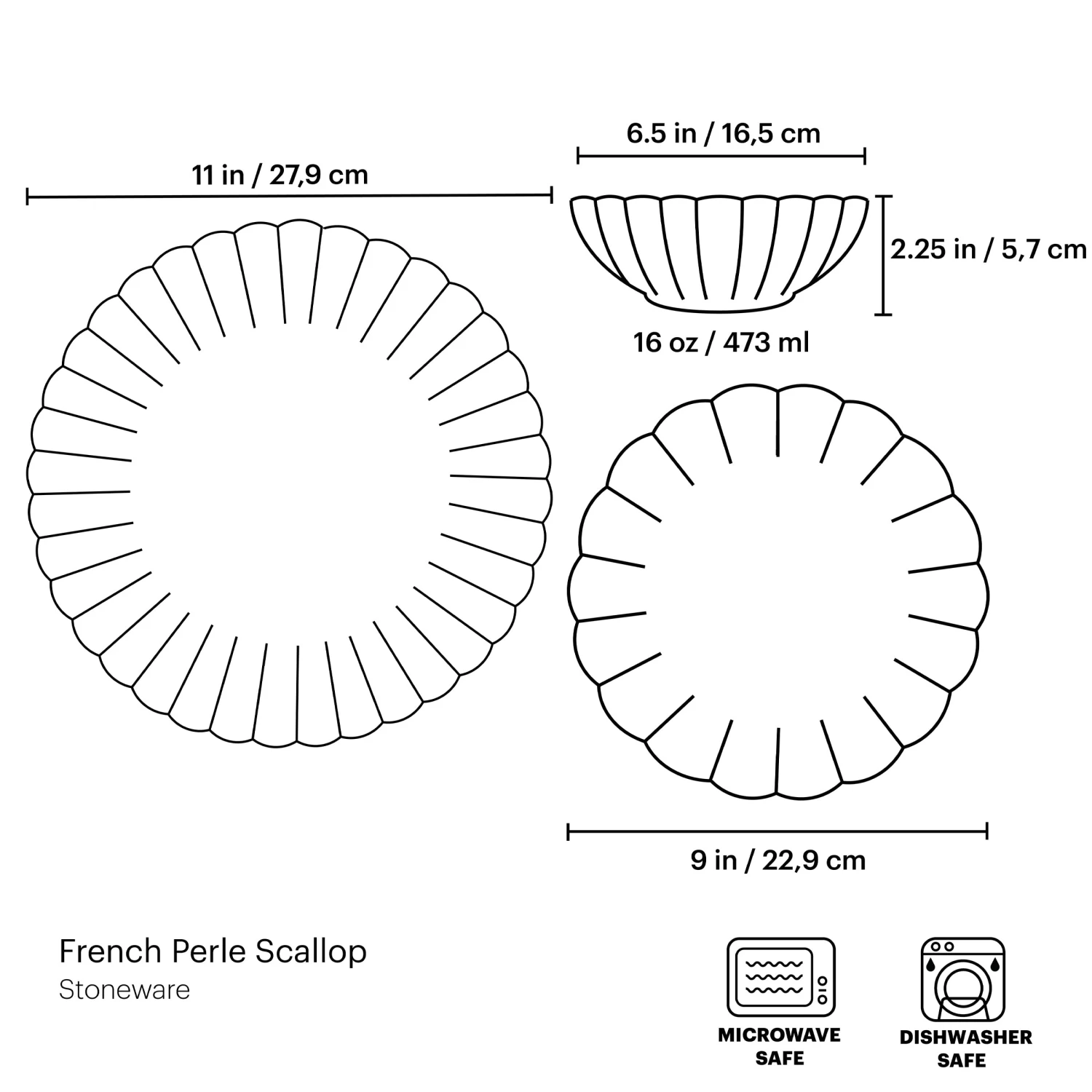 Lenox French Perle Scallop 12-Piece Dinnerware Set 19 Lenox French Perle Scallop 12-Piece Dinnerware Set - Image 17