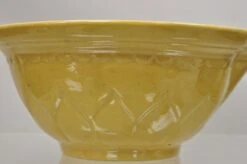 American Provincial Country Primitive Yellow Pottery Ceramic Wash Basin Bowl 18 American Provincial Country Primitive Yellow Pottery Ceramic Wash Basin Bowl -Lenox Shop american provincial country primitive yellow pottery ceramic wash basin bowl 0369
