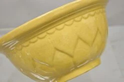 American Provincial Country Primitive Yellow Pottery Ceramic Wash Basin Bowl 14 American Provincial Country Primitive Yellow Pottery Ceramic Wash Basin Bowl -Lenox Shop american provincial country primitive yellow pottery ceramic wash basin bowl 2775