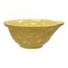 American Provincial Country Primitive Yellow Pottery Ceramic Wash Basin Bowl -Lenox Shop american provincial country primitive yellow pottery ceramic wash basin bowl 7419