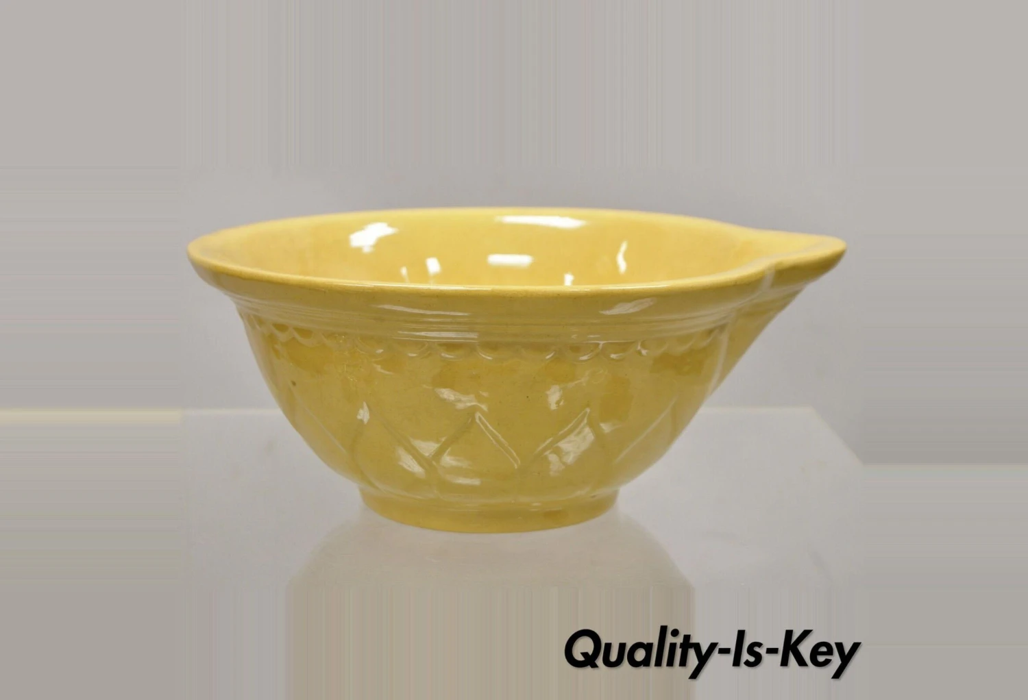 American Provincial Country Primitive Yellow Pottery Ceramic Wash Basin Bowl 12 American Provincial Country Primitive Yellow Pottery Ceramic Wash Basin Bowl - Image 10
