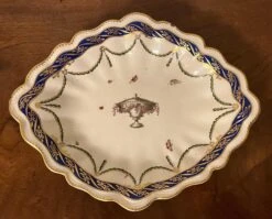 Antique 18th Century Derby Porcelain Oval Platter Decorated With An Urn Surrounded By Insects And Butterfly -Lenox Shop antique 18th century derby porcelain oval platter decorated with an urn surrounded by insects and butterfly 8961