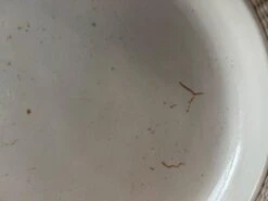 Antique 18th Century English George III Salt Glaze Round Charger Platter Or Meat Plate -Lenox Shop antique 18th century english george iii salt glaze round charger platter or meat plate 3399