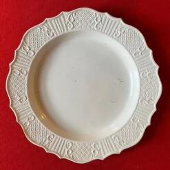 Antique 18th Century English George III Salt Glaze Round Charger Platter Or Meat Plate -Lenox Shop antique 18th century english george iii salt glaze round charger platter or meat plate 9278