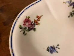 Antique 18th Century Sevres Porcelain Oval Platter Decorated With Floral Sprig Bouquets -Lenox Shop antique 18th century sevres porcelain oval platter decorated with floral sprig bouquets 2646