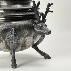 Antique 19th Century Victorian Wilcox Silver Plate Co. Lidded Soup Tureen With Deer And Fawn -Lenox Shop antique 19th century victorian wilcox silver plate co lidded soup tureen with deer and fawn 6430