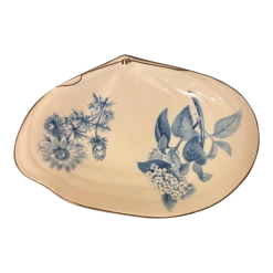 Antique 19th Century Wedgwood Creamware Clam Shell Platter