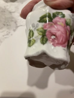 Antique Bavarian Sugar Or Salt Bowls & Spoon- 3 Pieces -Lenox Shop antique bavarian sugar or salt bowls and spoon 3 pieces 9140