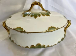 Antique Ch Field Haviland Porcelain Round Covered Vegetable Server -Lenox Shop antique ch field haviland porcelain round covered vegetable server 0947