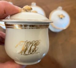 Antique Early 19th Century Chinese Export Porcelain Pot De Creme Or Syllabub Cups- Set Of 4 -Lenox Shop antique early 19th century chinese export porcelain pot de creme or syllabub cups set of 4 3610