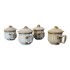 Antique Early 19th Century Chinese Export Porcelain Pot De Creme Or Syllabub Cups- Set Of 4 -Lenox Shop antique early 19th century chinese export porcelain pot de creme or syllabub cups set of 4 8606